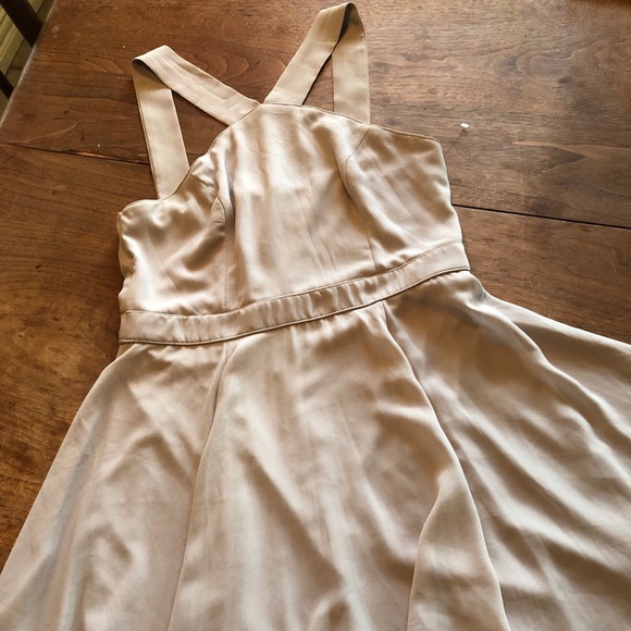 Lulus Forevermore Grey Skater Dress. - Picture 2 of 4